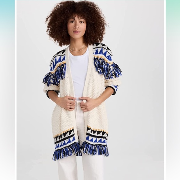 MOTHER new The Tassel is Worth the Hassle Fringe Cardigan - Picture 5 of 6